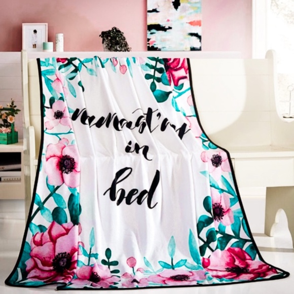 Namaste in Bed Throw 50x60 NWT - Picture 2 of 6